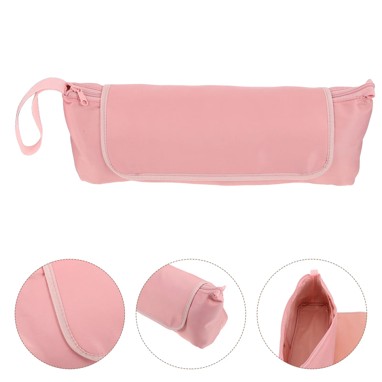 Bolsa de viaje grande para herramientas de peluquería, varita rizadora, funda de hierro de tela resistente al calor