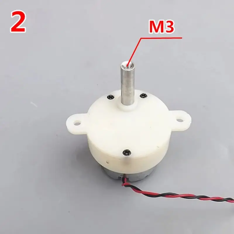 300 Series Gear Motor DC 6V Mini Deceleration Motors Positive Reversal 4 Types Electric Machinery For DIY Hobbies Amateur
