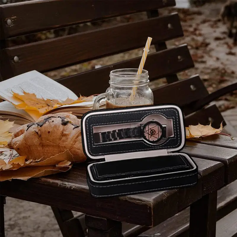 2025 New 2/4/8 Girds Portable Watch Storage Boxes Organizer with Zipper Classic Style Multifunctional Watch Display Box