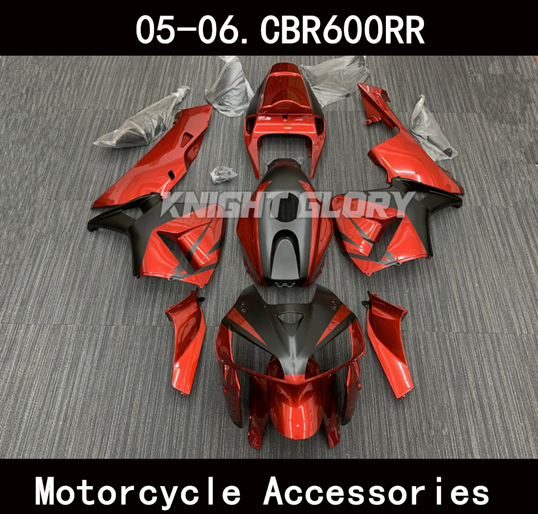 Plastic motorcycle cover kit suitable for  CBR600RR models from 2005 2006 High-quality ABS injection molded kit.