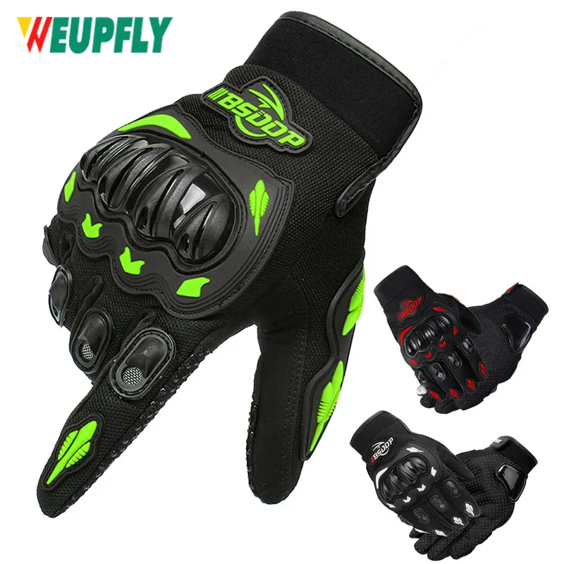 1 Pair Motorcycle Gloves for Men Touch Screen Summer Motorbike Dirt Bike Full Finger Gloves Road Racing, Climbing Motocross