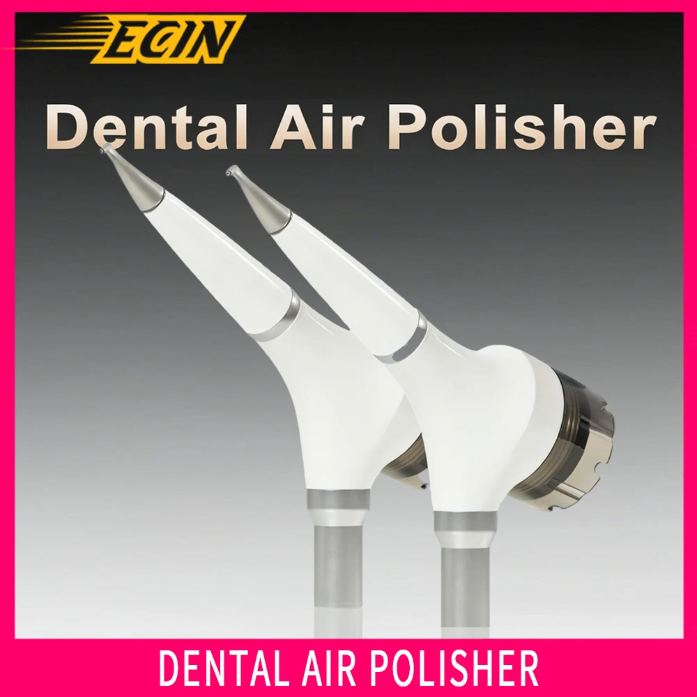 

ECIN Dental Air Prophy Jet Polisher Пескоструйный пистолет для отбеливания зубов Очистка воздуха Вода Полировка наконечника Инструмент для стоматолога
