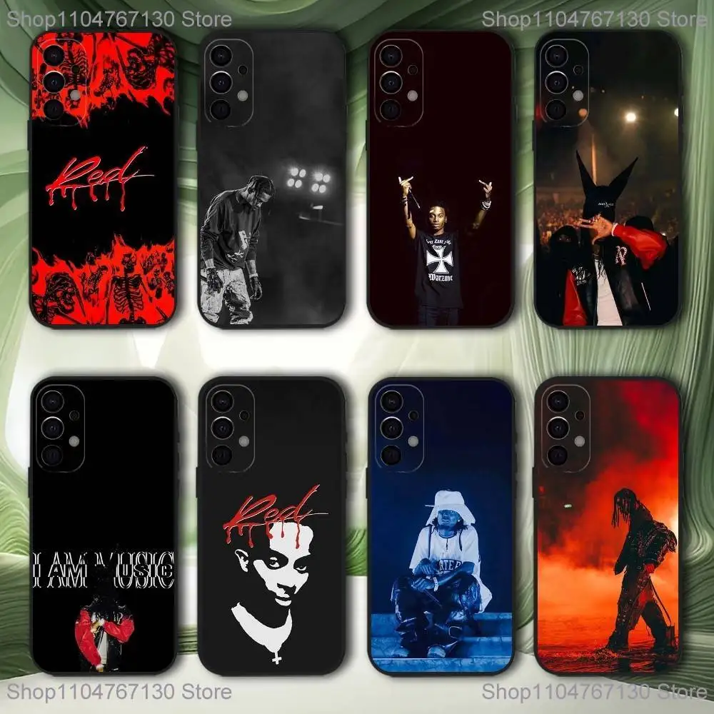 

Rapper Playboi Carti Music Phone Case For Samsung S25,S24,S21,S22,S23,S30,Ultra,S20,Plus,Fe,Lite,5G Black Cover