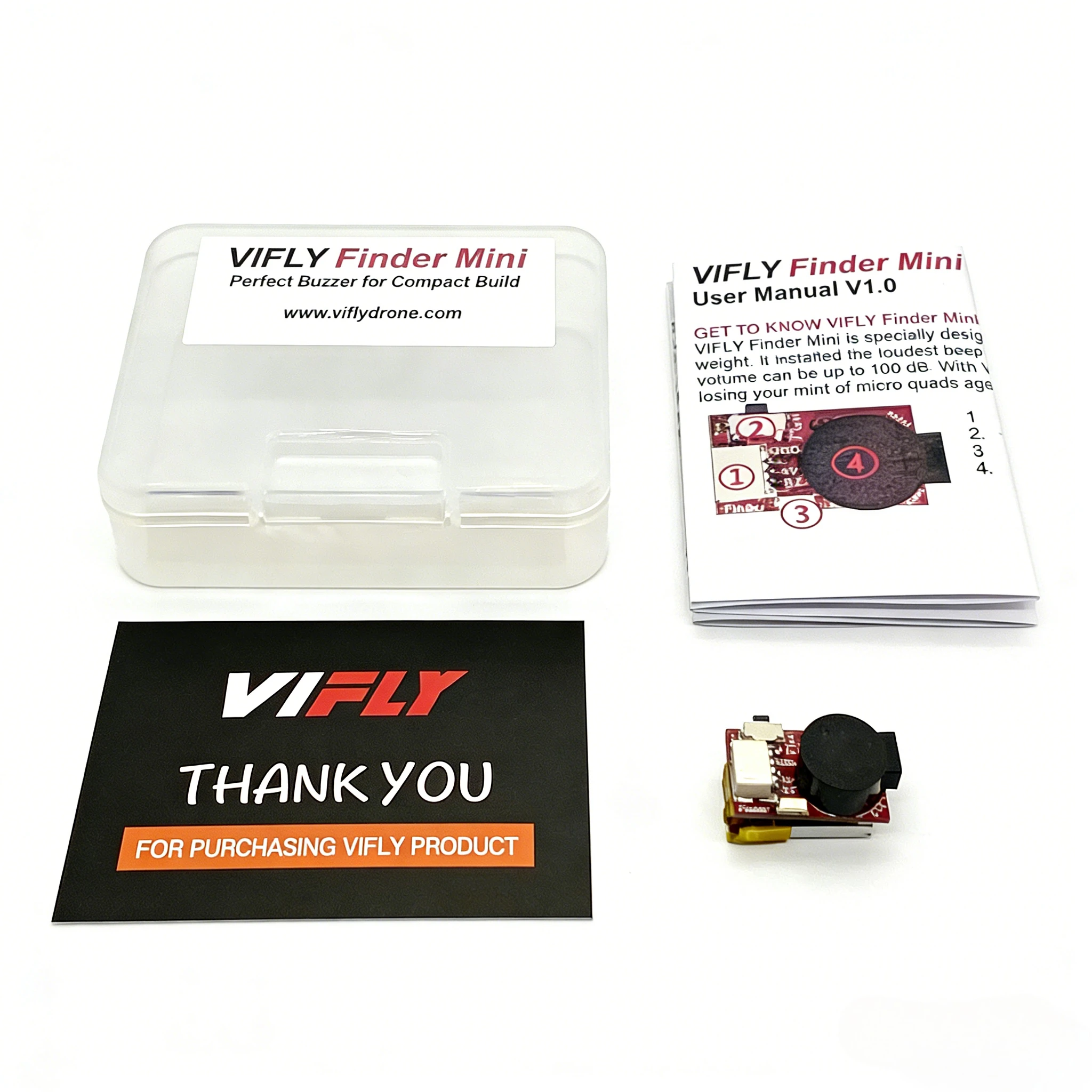 VIFLY Finder Mini 2.7g 100dB Micro FPV Drone Buzzer