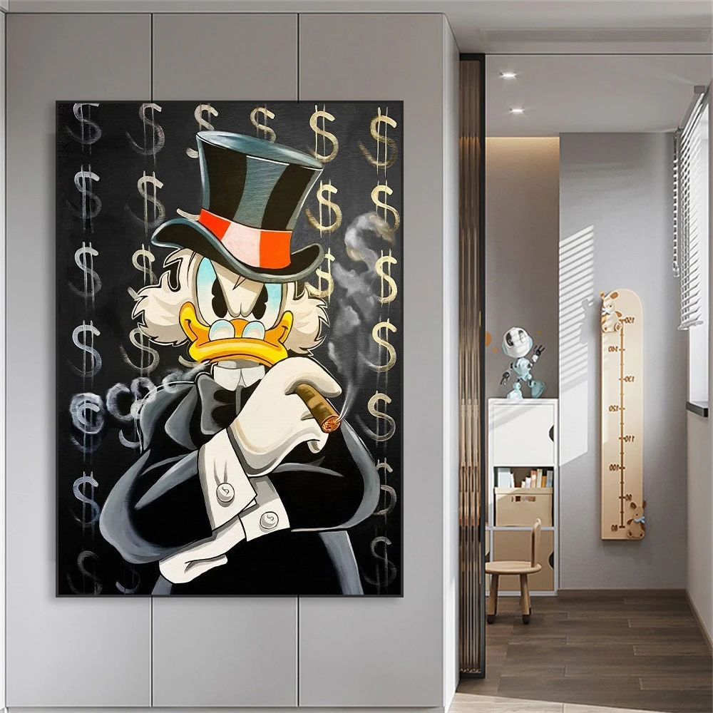 ZP53: Disney Donald Duck Graffiti Wall Art Poster ile Odanızı Renklendirmenin En Eğlenceli Yolu