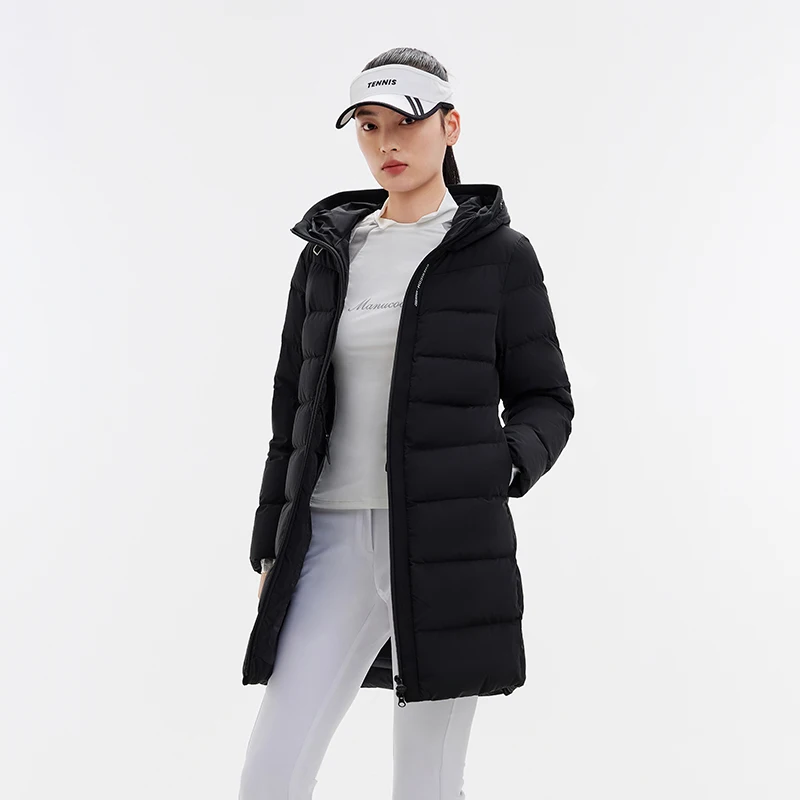 Chericomขนาดกลางยาวผู้หญิงฤดูหนาวลงเสื้อ 2024 คุณภาพCloudเช่นHooded Slim Puffer Coatsใหม่Lady Warm Jacket 289016