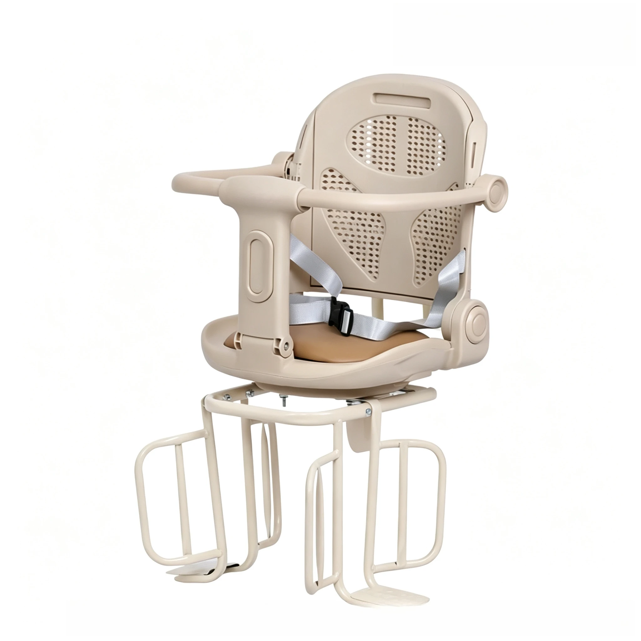 Foldable Bicycle Rear Child Seat Full Surround Safety Bike Baby Chair For Mountain Bike Rear Rack Kids Riding Carrier Accessory