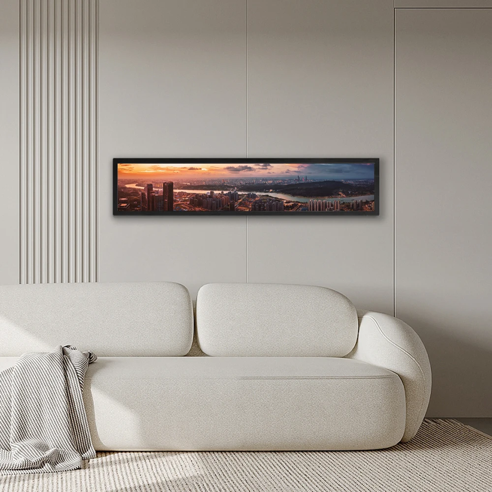 

24 Inch Stretched Bar LCD Display 1920*360 Resolution Brand New Stretch Band For Digital Signage And Displays