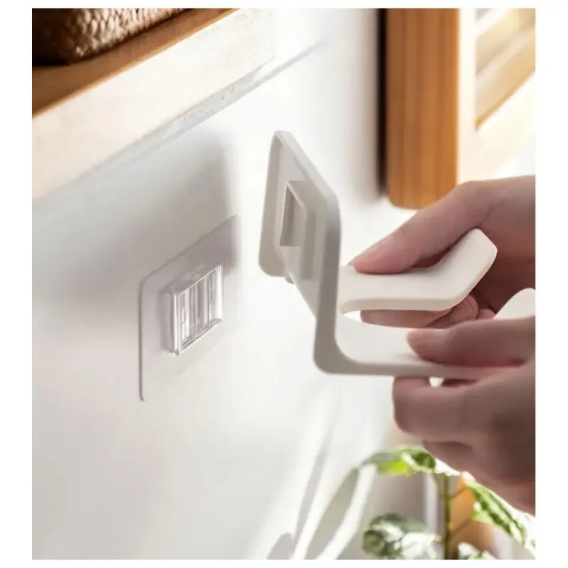 Wall mounted hair dryer bracket, non perforated hair dryer bracket, hair dryer storage rack, white, black image 2