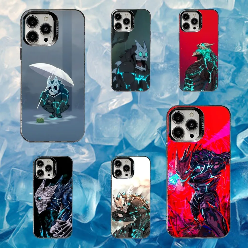 

Anime K-Kaiju No8 Cool Phone Case For iPhone 16,15,14,13,12,11,Mini,Pro,SE,MAX White Matte Shockproof Cover