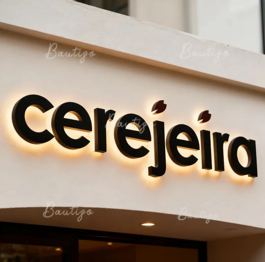 

3D светодиодная подсветка из нержавеющей стали, бизнес-вывеска, доска магазина, логотип, уличный магазин, передняя буква, парикмахерская, вывеска, канал, световая дверь