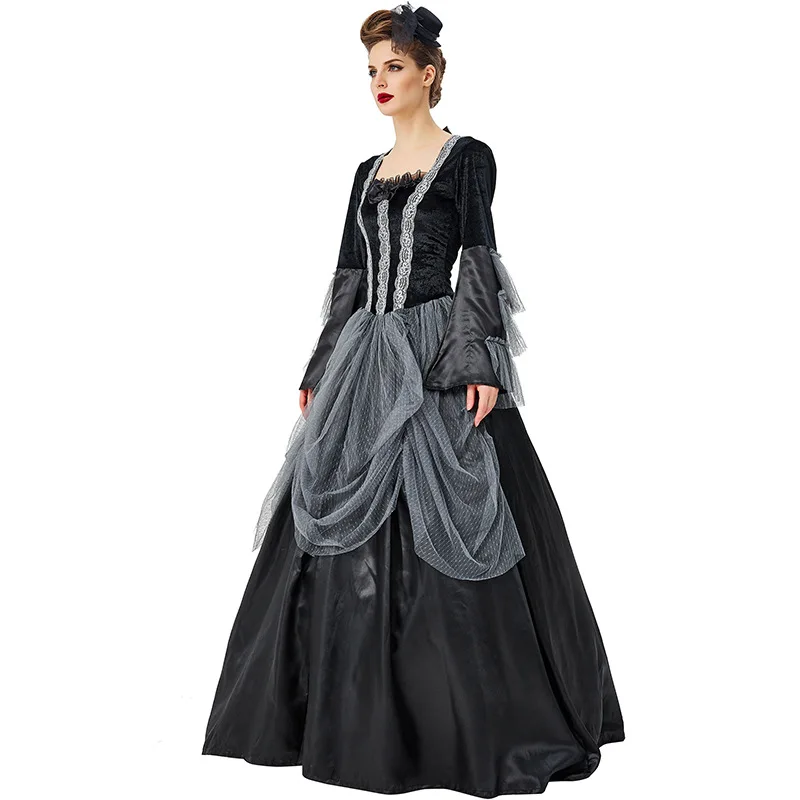 الأوروبي Sle Court Girl loween تأثيري حلي الدكتور مخيف الرعب ليلة نزهة الملابس للمراهقات الاسمية