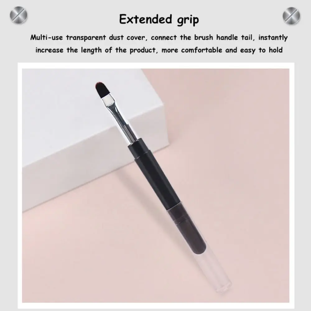 Portable Makeup Accessories Spiral Tower Shape Lip Brush Makeup Tool Eyebrows Eyelashes Brush Eyeliner Brush