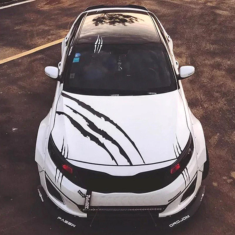 Car Stickers Ghost Claw Car Hood Vinyl Sticker Creative Modification Reflective Stickers Devil Paw Scratches Car Decoration