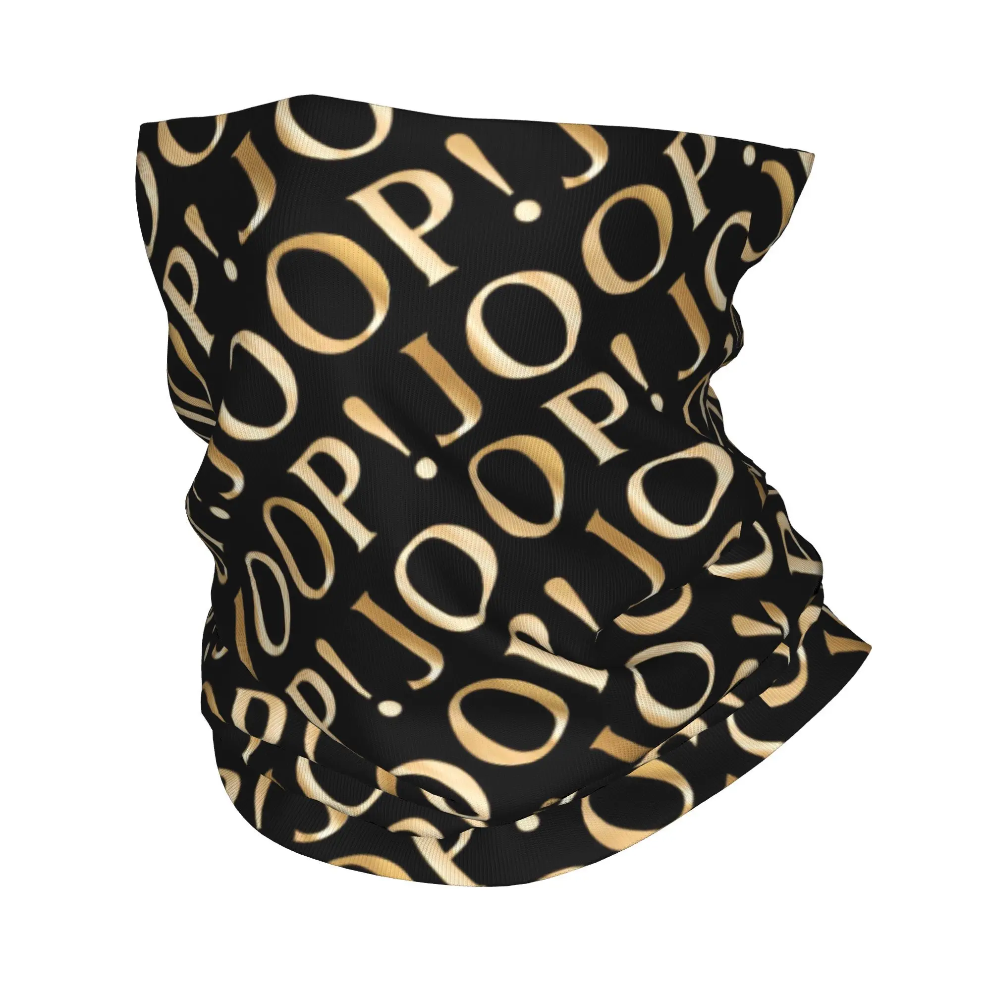 

Custom Fashion J-Joops Logo Bandana Winter Neck Warmer Women Windproof Wrap Face Scarf for Ski Classical Pattern Gaiter Headband