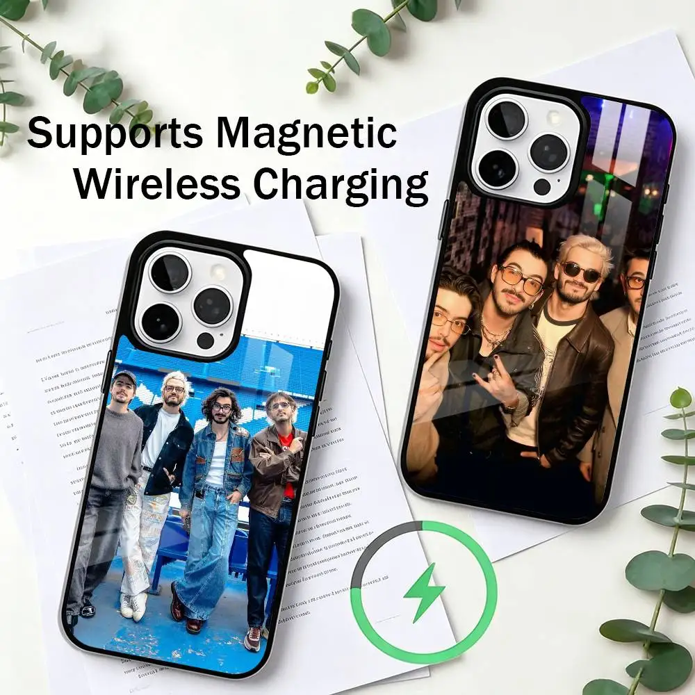 Fashion Morat Band Album Phone Case For iPhone17,16,15,14,13,12,11 Plus,Pro Compatible with magnetic wireless charging