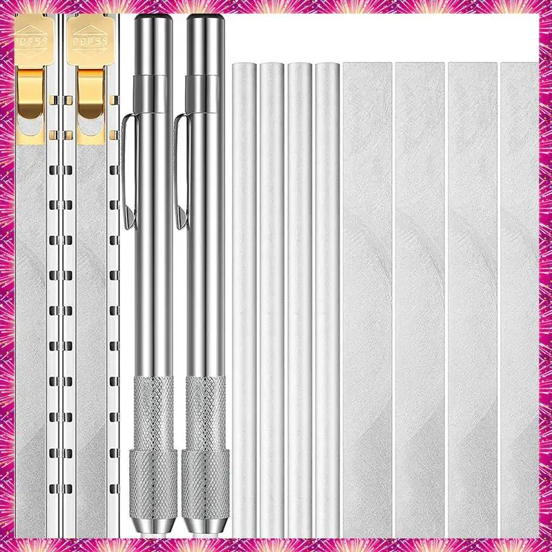 

LUWEI Soapstone Holder Soapstone Pencil Round Flat Aluminum Welding Tools Flat Soap Stone Markers Removable On Steel,Aluminum