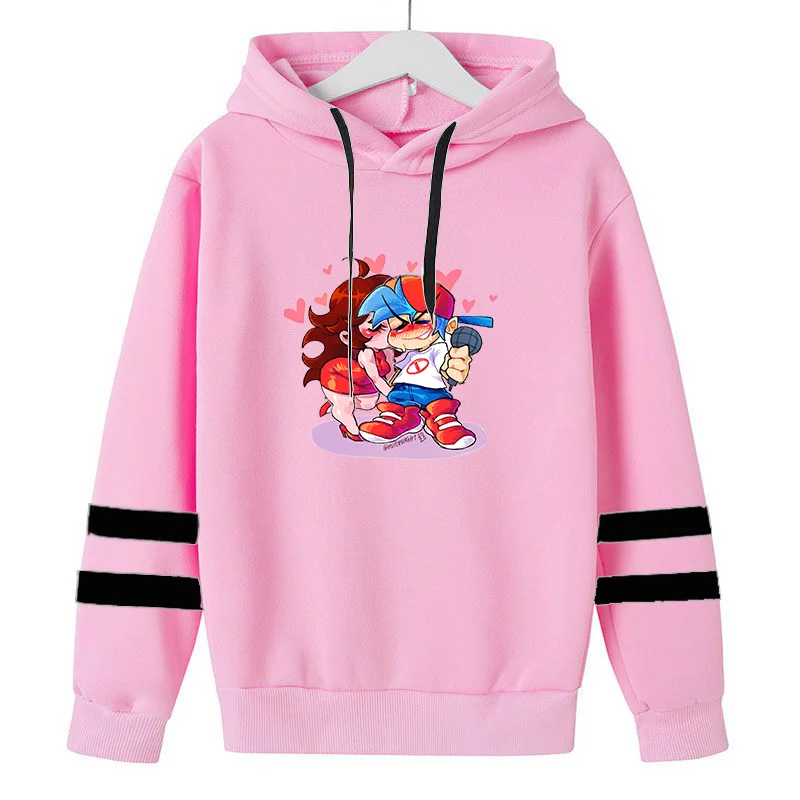 

Friday Night Funkin Boys Girls Cartoon Hoodies Women Unisex Harajuku Cute Sweatshirt Manga Streetwear Hoody Female