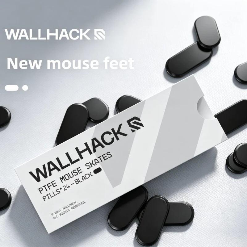 Wallhack Mouse Skates Customized PTFE UPE Speed Type Wear-resistant Type Suitable for Cloth Pads Glass Mouse Pad Accessories