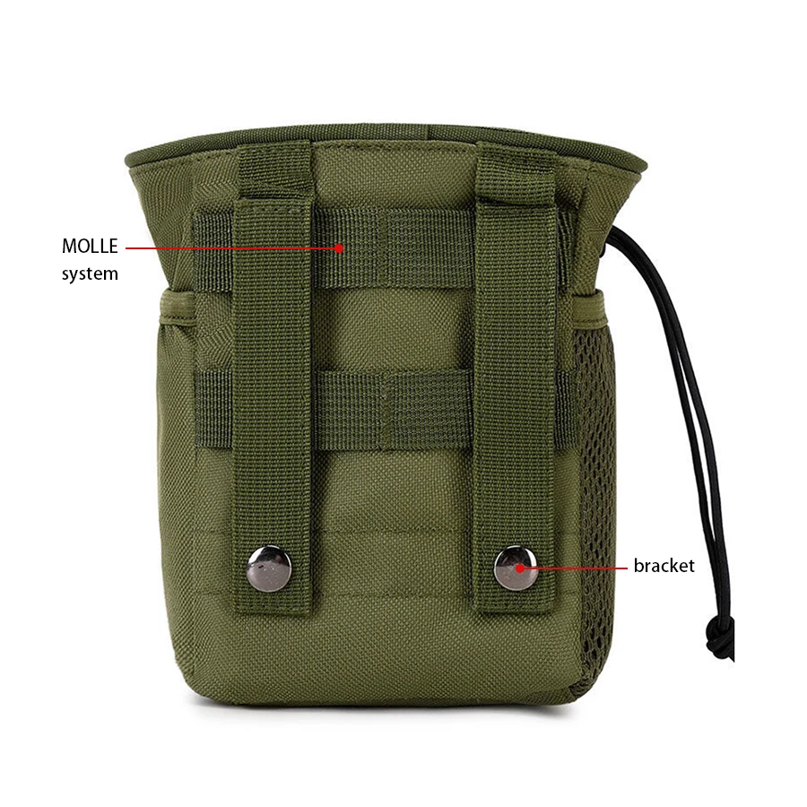 Hüfttasche für Outdoor-Sportarten, Aufbewahrungstasche für Outdoor-Wanderungen, Tasche für Campingbedarf, kleine Recycling-Tasche von Molle – Detail 3
