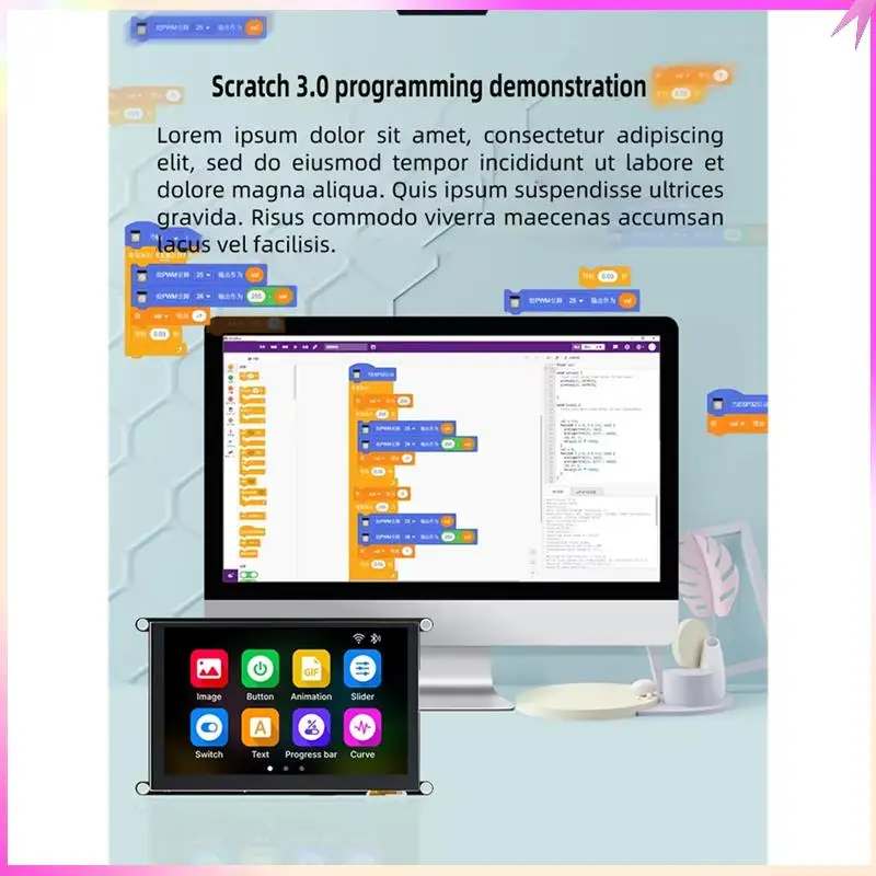 B68C 5 Zoll Touchscreen Onboard ESP32 Entwicklungsboard 5 Zoll Display LCD Display Modul