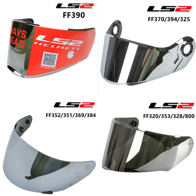 

LS2 helmet original lens LS2 FF352/390/353/370/805 silver plated/night vision lens helmet accessories motociclista accesorios