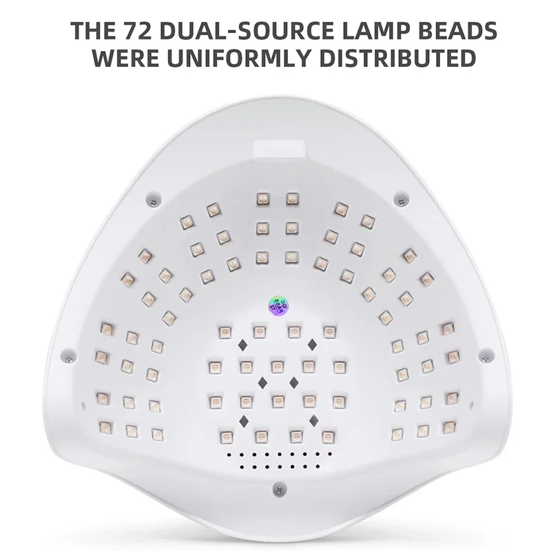 UV LEDネイルランプ プロ用 マニキュア硬化ランプ ジェルポリッシュ乾燥機 大型LCDタッチネイルドライヤー ツール