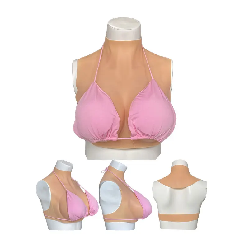 

Реалистичные силиконовые накладки на грудь с имитацией сосков и ареолы, мягкие, упругие, для трансгендеров, кроссдрессеров, косплея, искусственная грудь