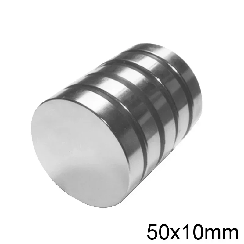 50x10 mm Strong Cylinder Magnet 50mmx10mm Round  Magnets 50x10mm For Home Refrigerators, Offices DIY  50*10 mm