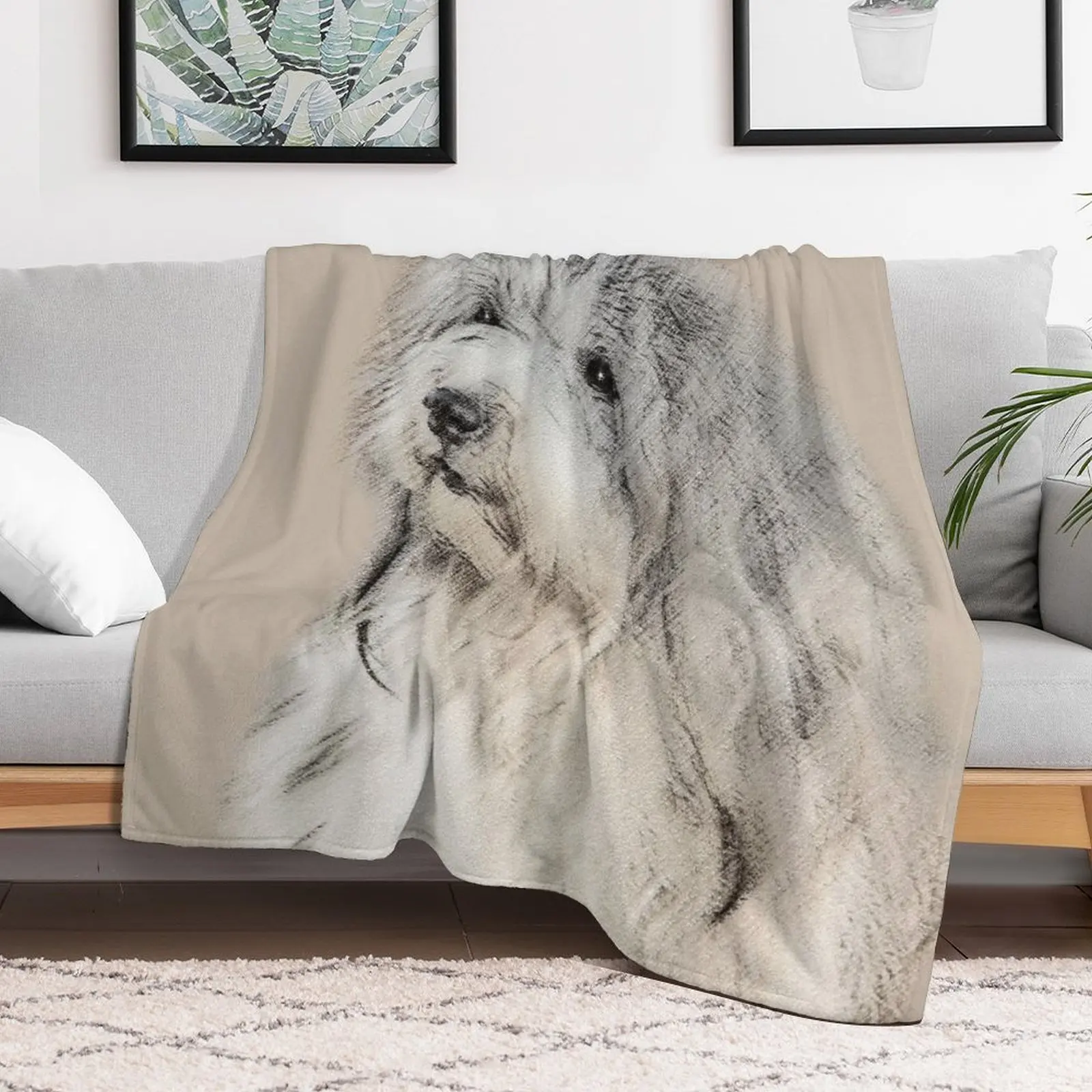 Havanese (Gold Sable) Throw Blanket Moving Camping Blankets