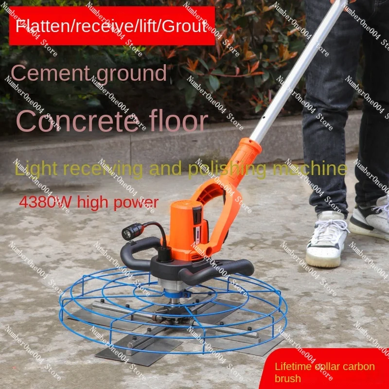 Cement Power Trowel Concrete Floor Electric Polishing Machine Pavement Blade Light Collector Floor Trowel Machine Calender