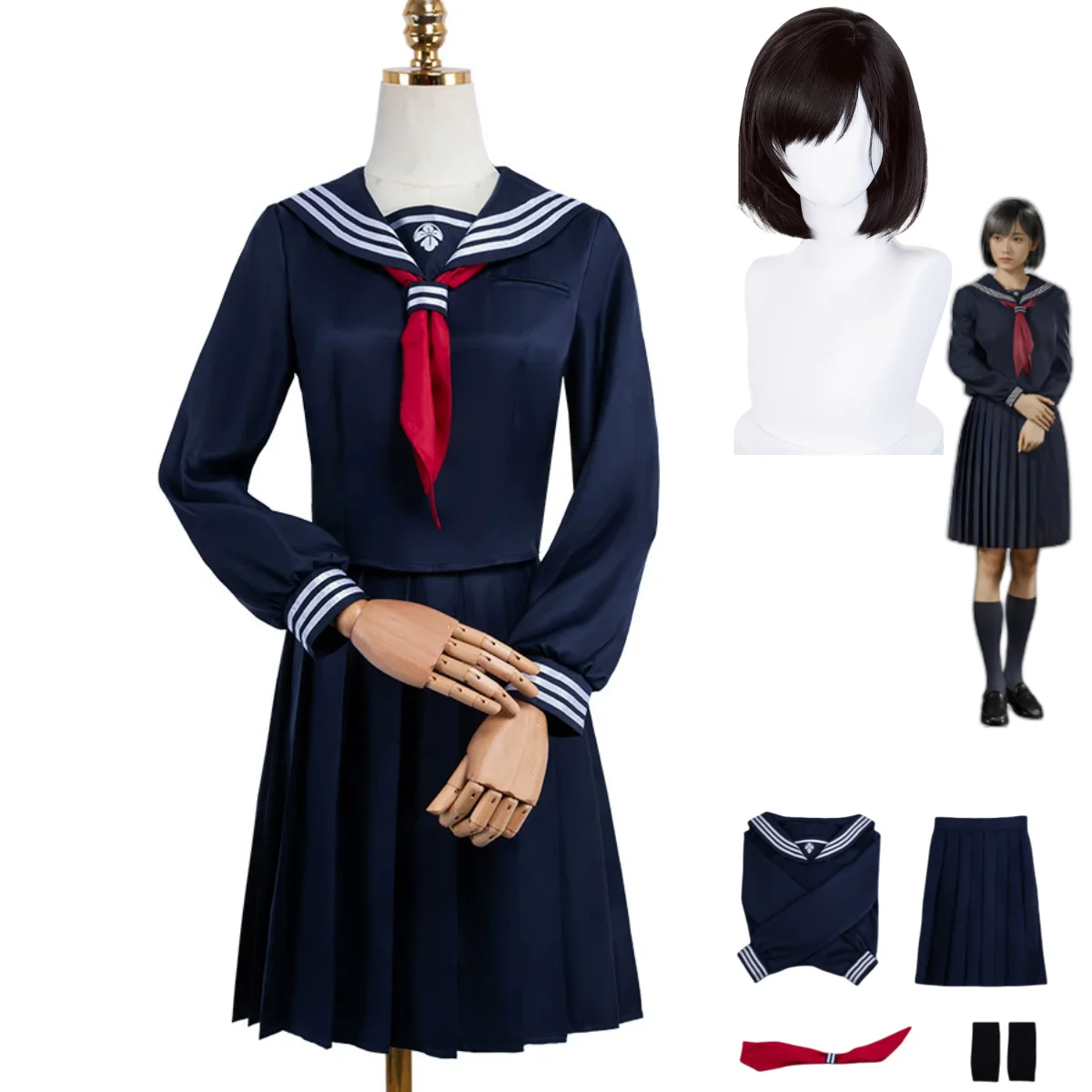 

Новая игра ужасов SILENT HILL F Shimizu Hinako Косплей Костюм Япония и Южная Корея JK Школьная форма Парик Женский сексуальный костюм кампуса