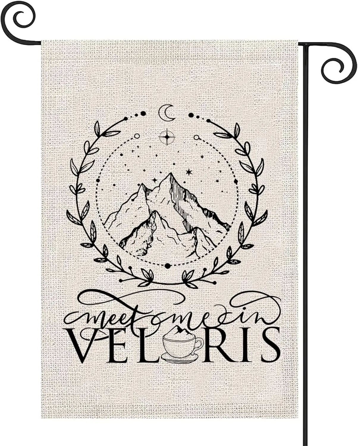 ZJXHPO Novel Inspired Garden Flag Bookish Outdoor Porch Decor Book Lover Gift House Of Wind Yard Flag (Vel Flag) ZZM