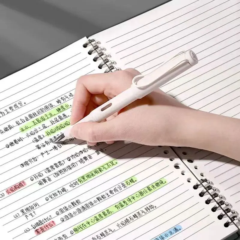 6pcs Black&Whtie Plastic Loose Leaf Paper Book Binder Rings Notebook Diary 6 Ring Craft Photo Album Stationery Office Supply