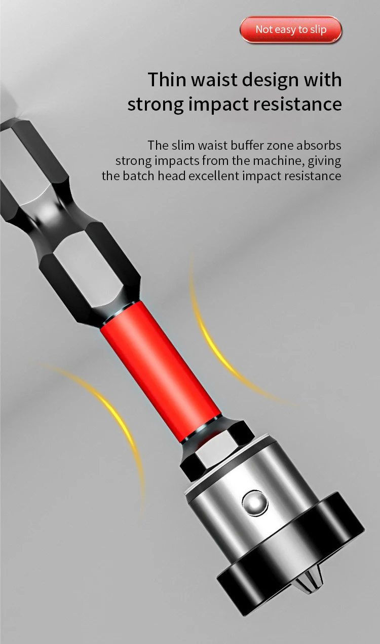 Positionierung Schraubendreher Bits Trockenbau Schraube Bits 50mm Gipskarton Gipskarton Schrauben Ortung Charge Kopf Bohren Werkzeuge – Detail 11