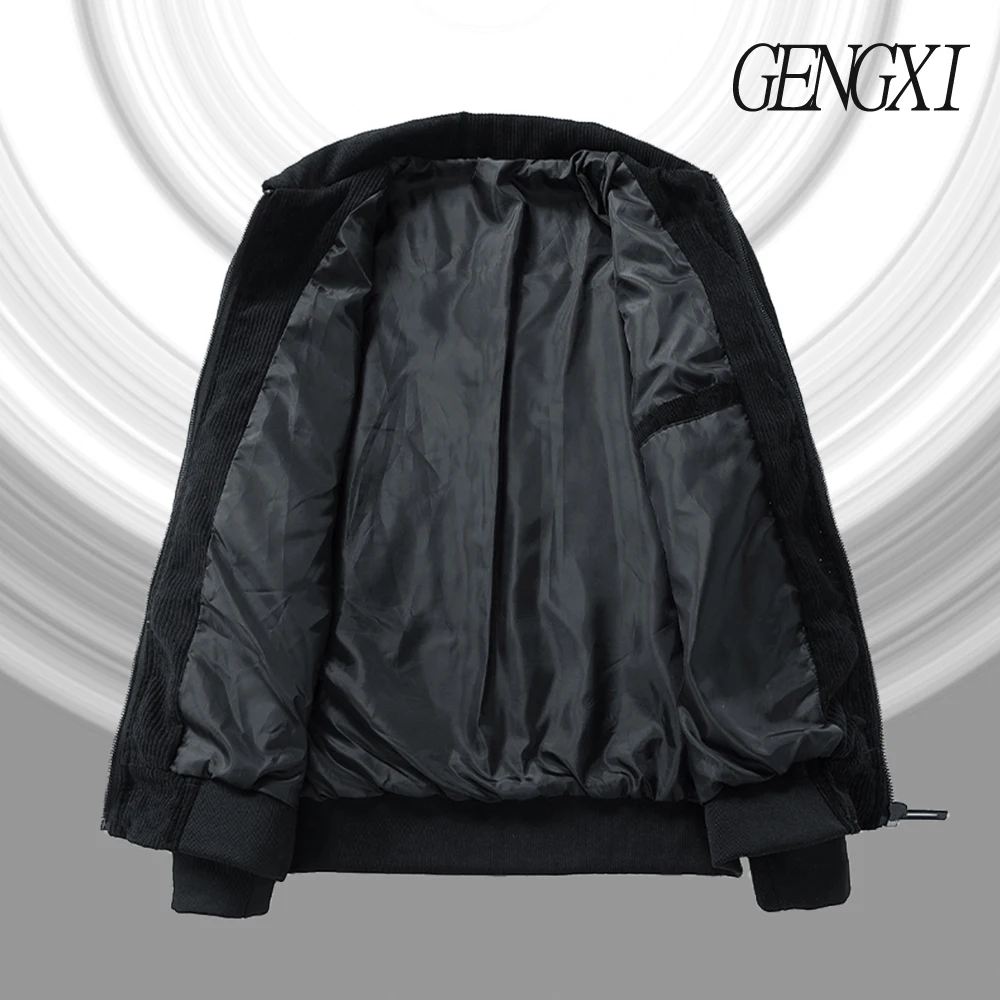 وصول الخريف الجديد: سترة سروال قصير للرجال ملابس عمل أمريكية عتيقة معطف بياقة ربيعي بسيط، بلوزة رجالية متعددة الاستخدامات