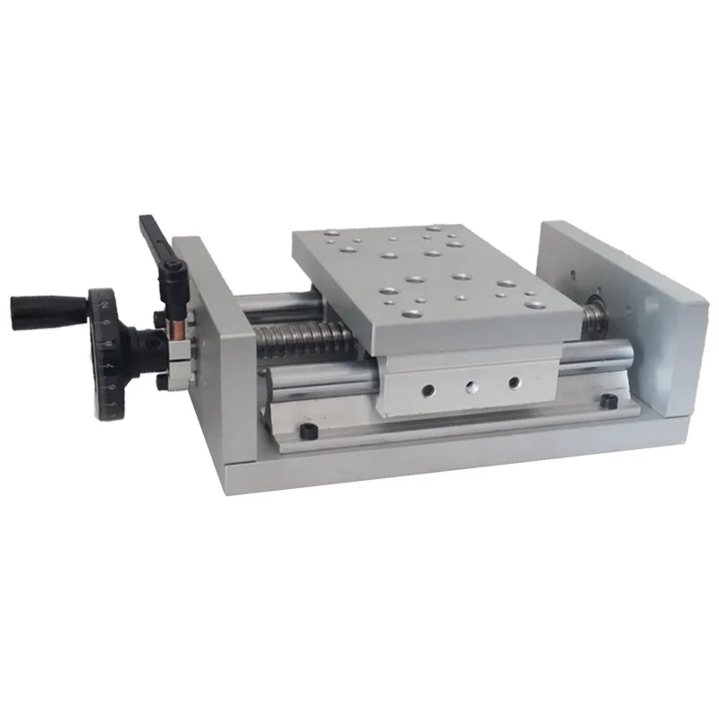 High precision manual shifting table with handle screw slide table linear actuator