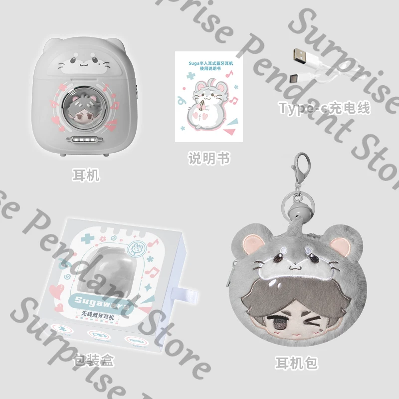 Anime Haikyuu!! Sugawara Koushi Cosplay Cartoon in-ear Bluetooth Headset Ornament Wireless Earphones Mascot  Fans Gift