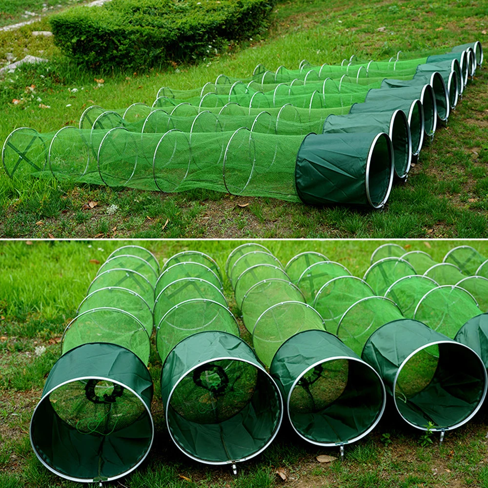Jaula para camarones plegable de secado rápido, malla para carpa al aire libre, trampa para peces, red para pescar