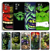 Marvel Hulk For Xiaomi Redmi 12C 11A 10C 10X 9T 9C 9AT 8A 7A 6A 5A A2 A1 Y3 Y2 Prime Plus Black Phone Case