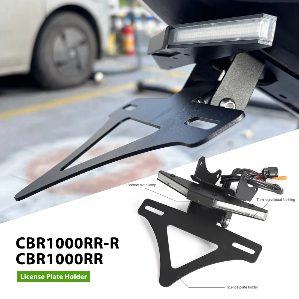 

Motorcycle License Plate Holder Number Plate Bracket For Honda CBR1000RR CBR1000RR-R Fireblade CBR 1000 RR RR-R 2020-2025 2024
