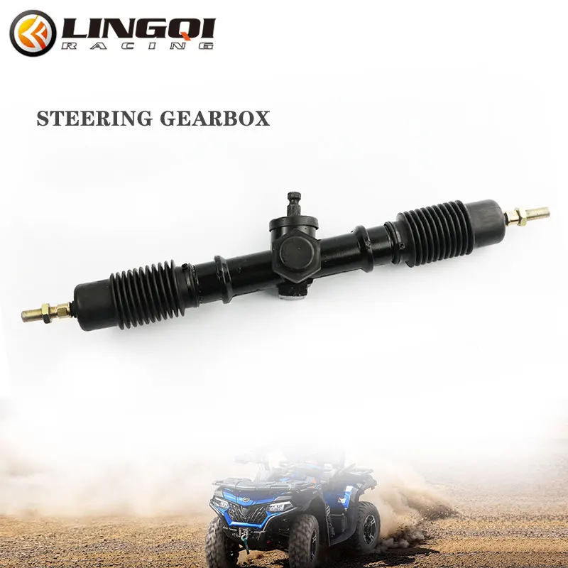 LINGQI RACING Go Kart Tie Rod Rack Shaft Steering Knuckle 510mm Length For 110cc-250cc Buggy Karting ATV UTV Bike Accessories