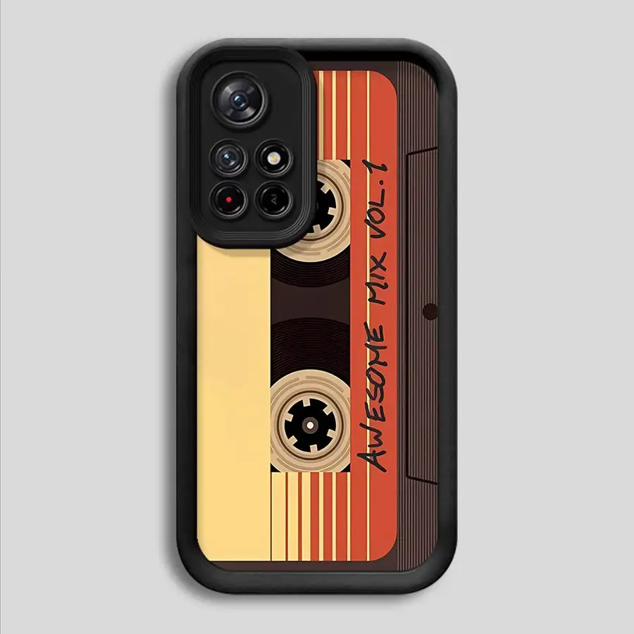 เคสสำหรับ Xiaomi Redmi Note 13 14 Pro Plus 10 11 12 Pro 11s 12s แบบนิ่ม ลายเทปนำโชค