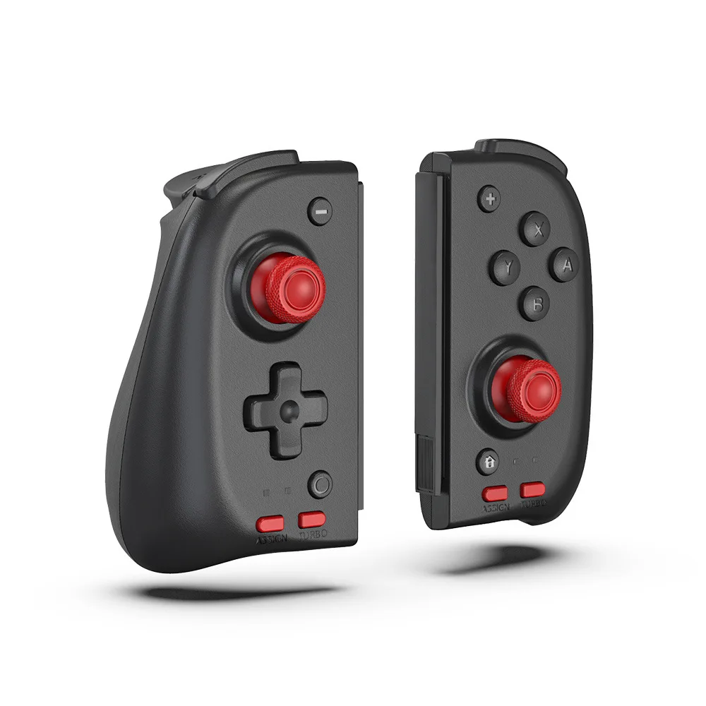 Mini Wireless Controller Left & Right Joycons with Programmable Back Buttons Turbo Function for Nintendo Switch Lite/Oled Joypad