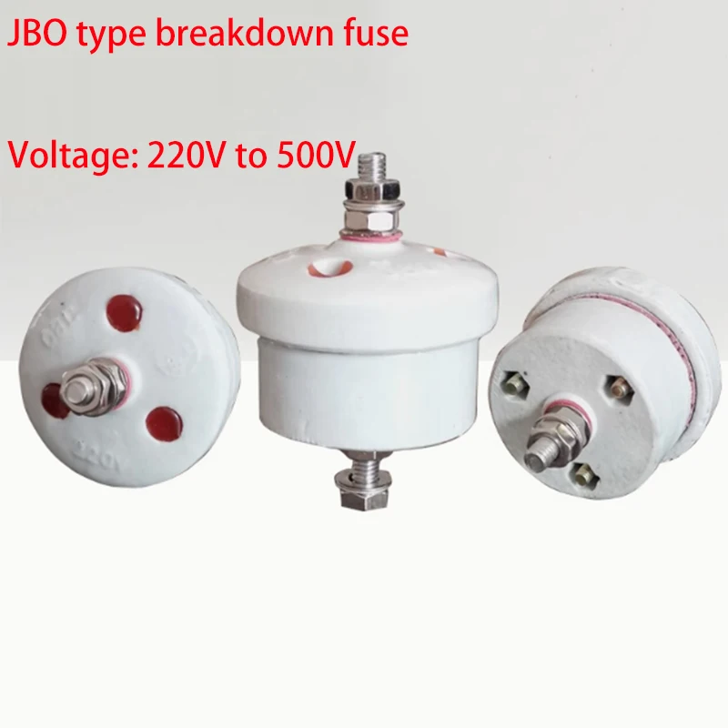 Direct sales JBO-220V 380V 500V ceramic breakdown fuse low voltage lightning arrester breakdown fuse