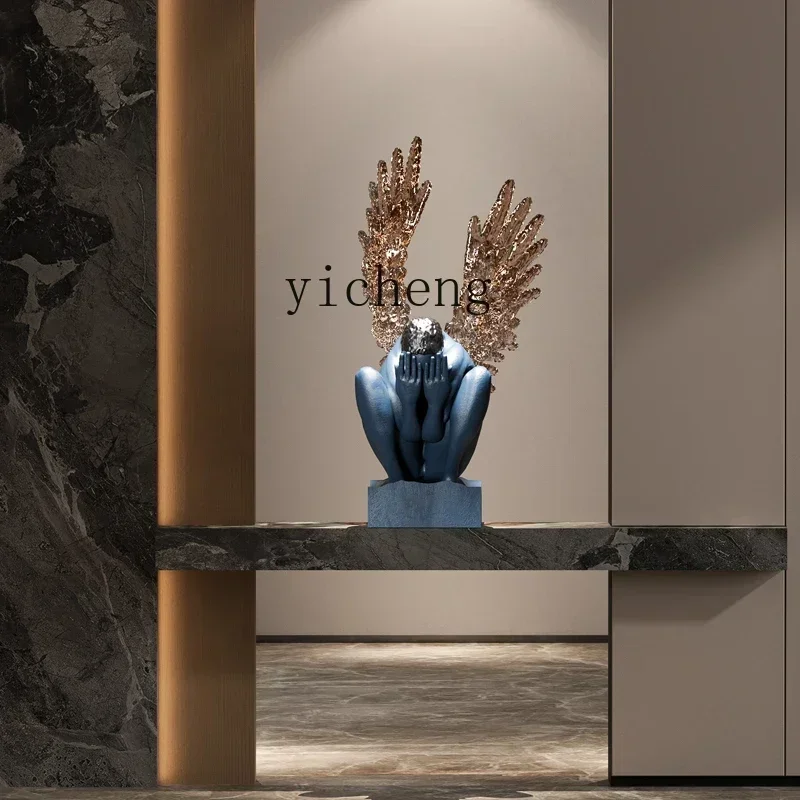 

Modern Creative Abstract Sculpture Angel Art Ornament Living Room Entrance Villa Study Exhibition Hall Decoration