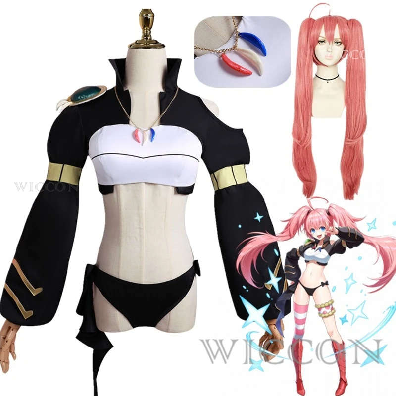 

Anime Milim Nava Cosplay Costume That Time I Got Reincarnated As A Slime Cosplay Bikini Tensei Shitara Slime Datta Ken Uniform