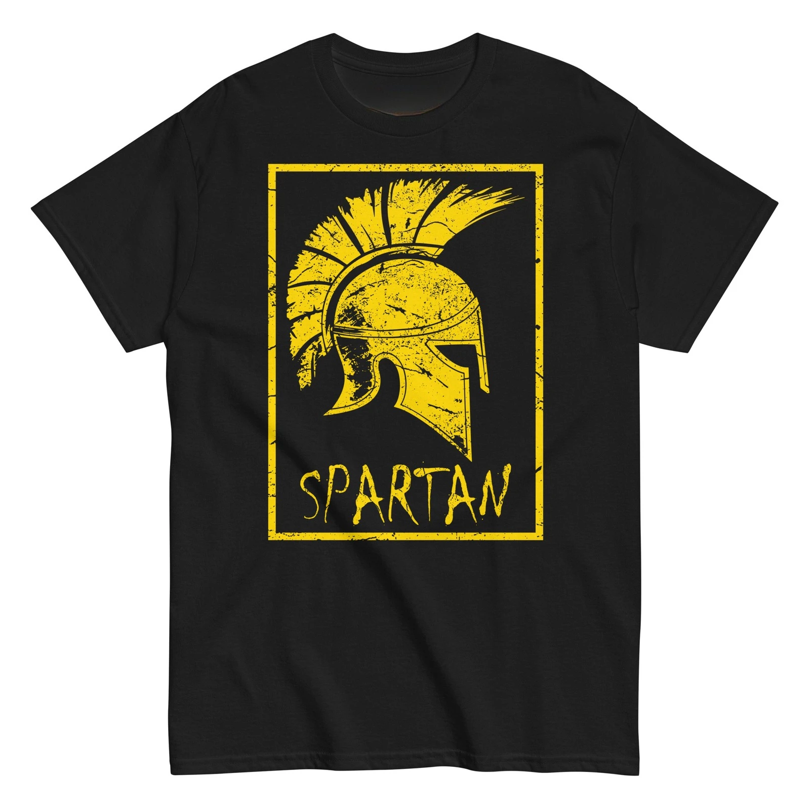 

Spartan Helmet Gym Fitness Bodybuilding Training T-Shirt 100% Cotton O-Neck Short Sleeve Summer Casual Mens T-shirt Streetwear