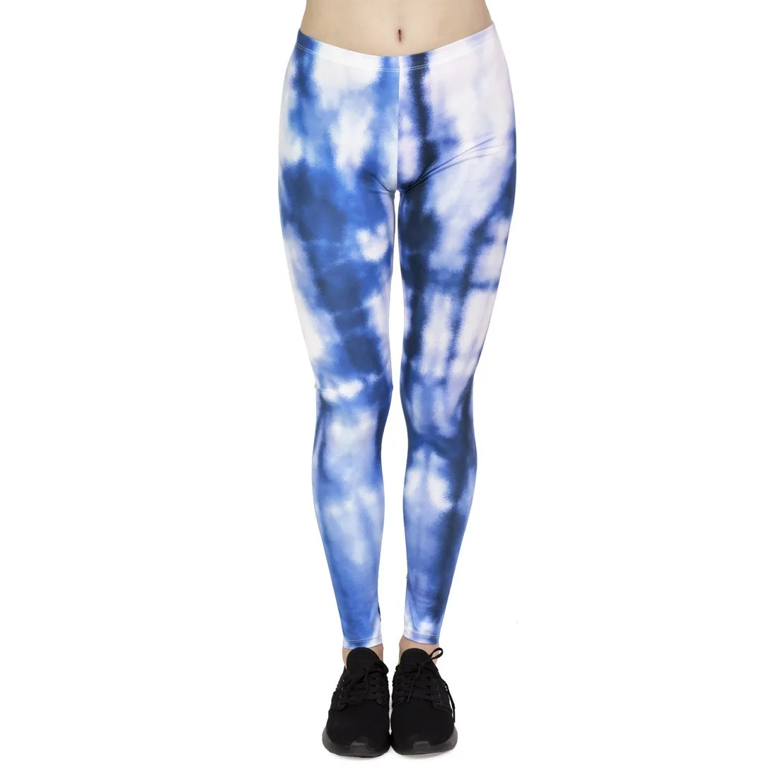 Tie Dye Print Leggings Women Fitness Yoga Pants Seamless Leggings Gym High Waist Sexy Push Up Tights Trousers Womens Clothing