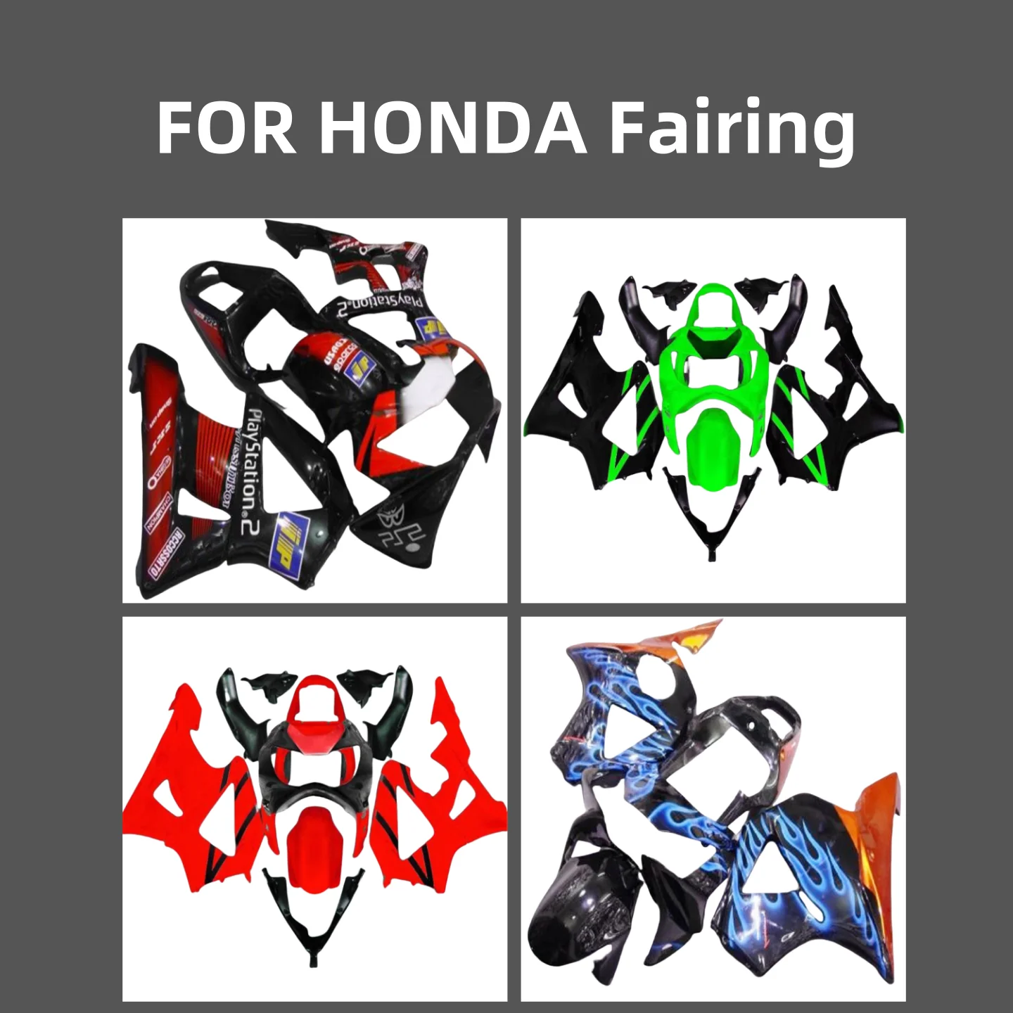 Motorcycle Shell Fairing Kit New for CBR900RR CBR900 FOR CBR 900 929 RR 900RR 2000 2001 Fairings Bodywork Set 00 01